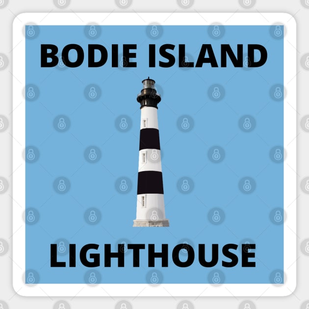 Bodie Island Lighthouse Magnet by Trent Tides